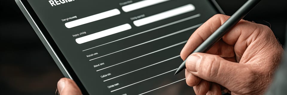 registration form
